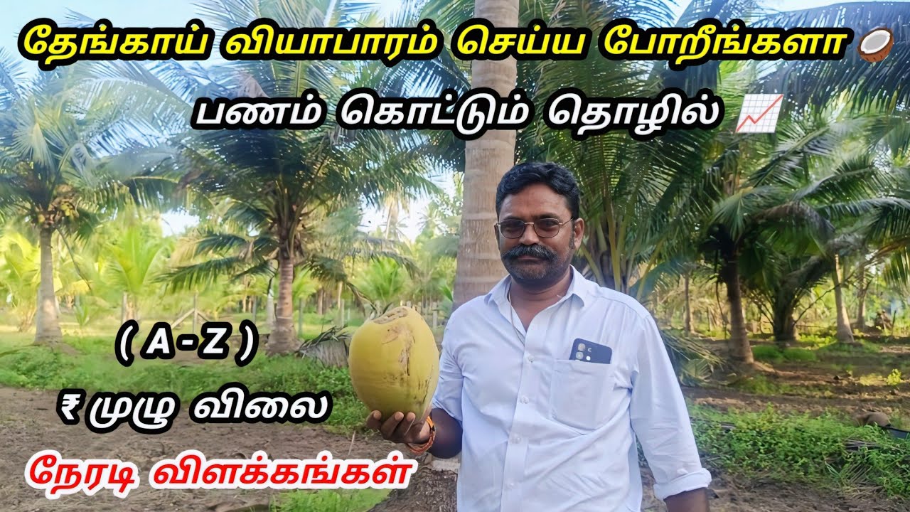 🥥 அதிக லாபம் தரும் தேங்காய் தொழில் 📈 Coconut Wholesale Business | Kms Saravanan | Tamil 