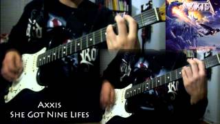 Axxis - She Got Nine Lifes (Cover - Guitar &amp; &#39;Drums&#39;)