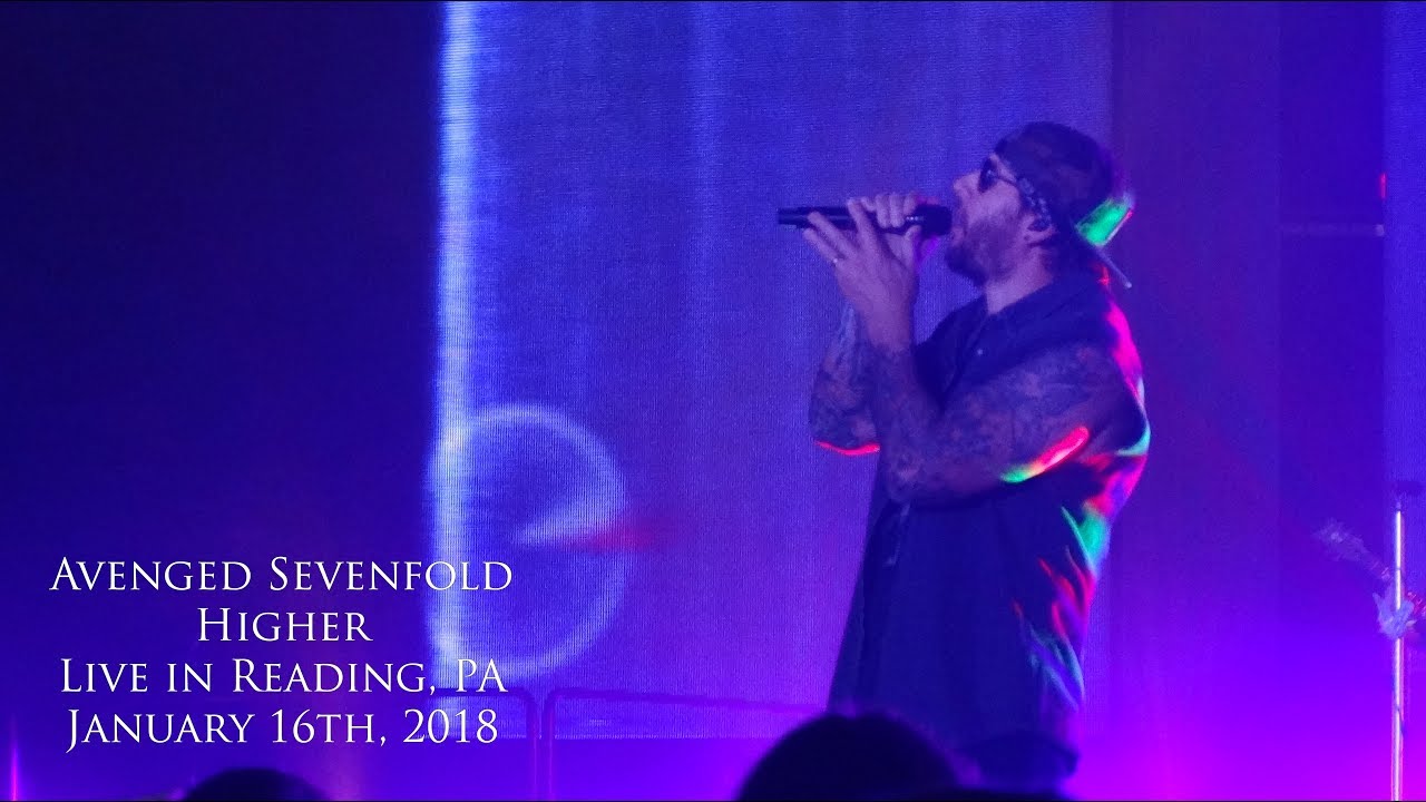 Avenged Sevenfold - Higher (Live in Reading, PA 1-16-18)