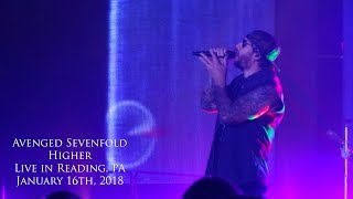 Avenged Sevenfold - Higher (Live in Reading, PA 1-16-18)
