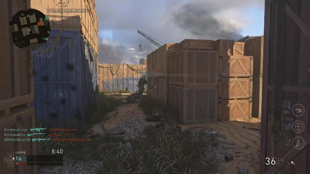 Call of Duty: Charging beyonet on WWII Shipment