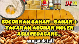 🔴PRAKTEK BIKIN ADONAN MOLEN 1KG ASLI PEDAGANG||SANGAT DETAIL...‼️