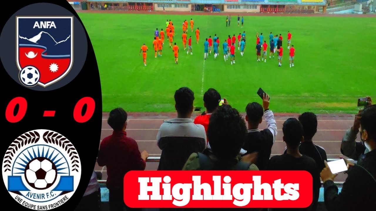 Nepal vs Avenir F.C Highlights// Fans Highlights//Captured from Stadium//laxuman Ghimire// Bk joshi