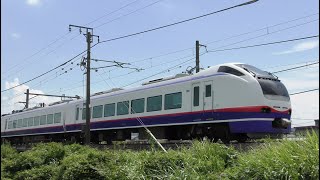E653系代走【4K】信越本線下り快速新潟行き3481M