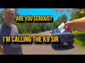 Citizen Calls Cop Out For Bringing A Search Dog Over A License Plate Violation