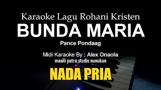(KARAOKE TANPA VOKAL) AVE MARIA - PANCE PONDAAG (NADA PRIA)