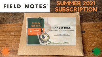 Field Notes Subscription Review SUMMER 2021