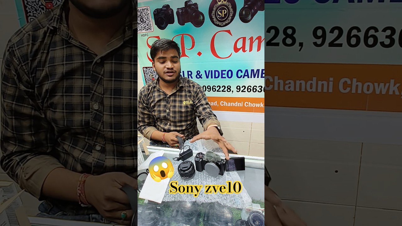 🎥 Sony ZV-E10 Mirrorless Blogging Camera Unboxing | Delhi Camera Market | Best 4K Vlog Setup! 