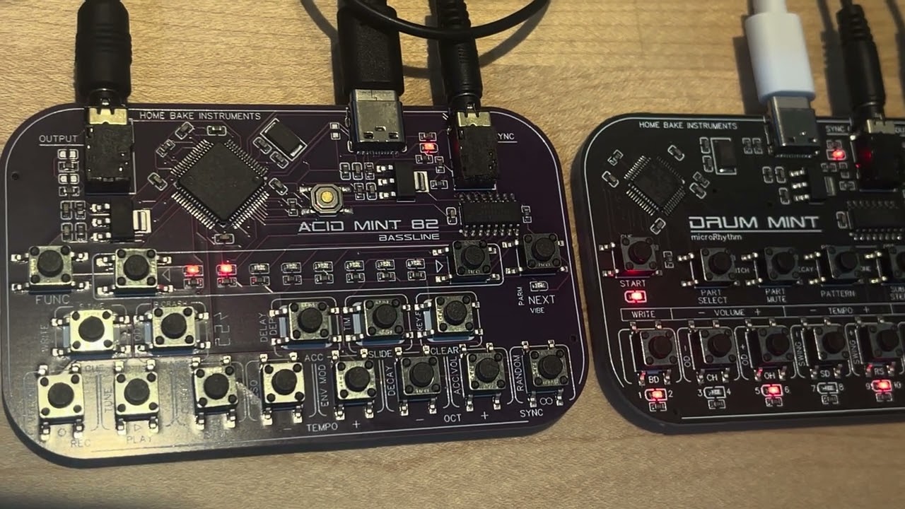 Trial sync session of ACID MINT82 and DRUM MINT | QUIZCaT