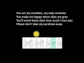 You Are My Sunshine Little Chicken Ukulele Play Along