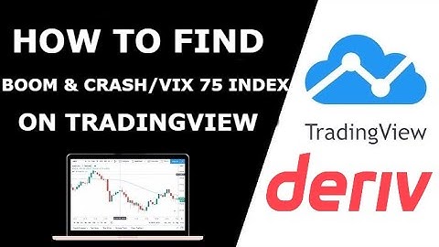 How to Find Boom & Crash on TradingView | How to find VIX 75 on TradingView
