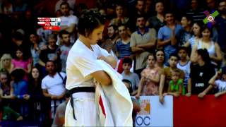 Eteri Liparteliani vs Anna Dabrowska European Youth Olympic Festival Tbilisi 2015