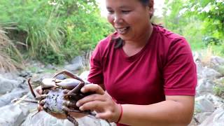Download Survival Skills - Woman Finding Big Crab - Cook In The Clay Eating Delicious * Video MP3 Survival Skills - Woman Finding Big Crab - Cook In The Clay Eating Delicious *