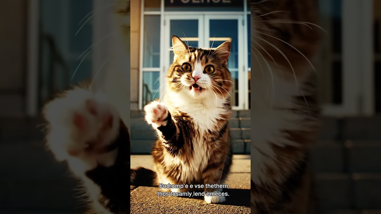 Cat Reports Her Human to Police, Justice Served!