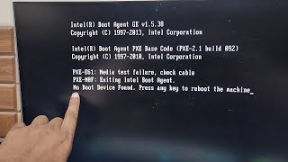 [SOLVED] No Boot Device Found Press any key to reboot the machine | Computer is not starting up