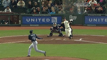 ATL@SF: Posey hits two-run jack to put Giants on top