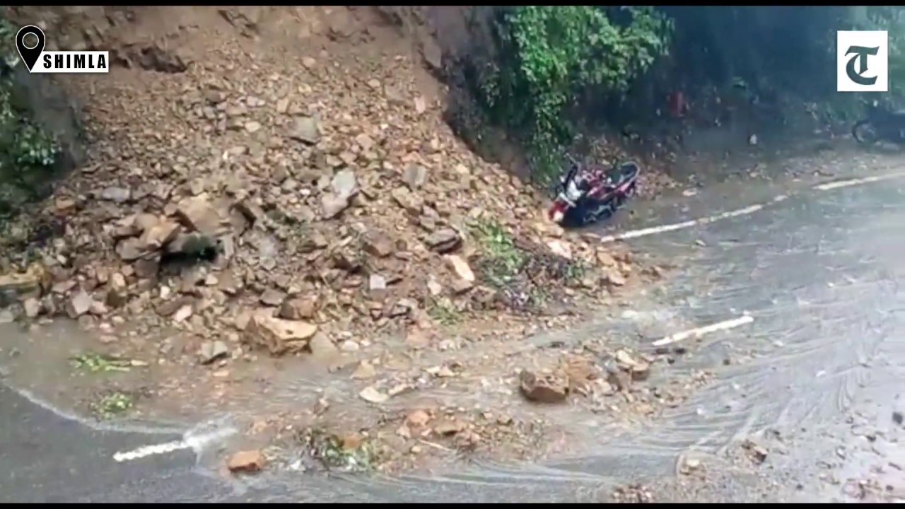 Heavy rain lashes Shimla
