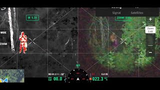 Search \& Rescue for two girls using a DJI Mavic 3 Enterprise Thermal Drone SAR