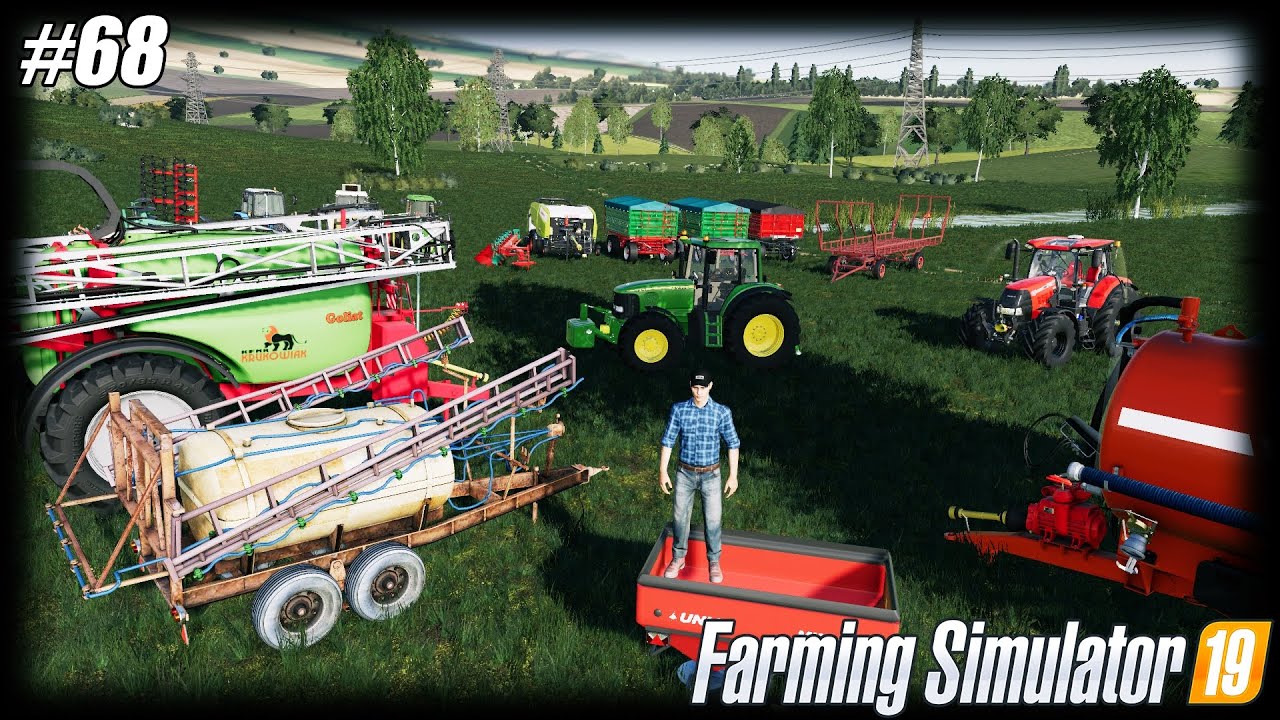 ㋡ POSTĘPOWY ROLNIK  ▶ＦＳ １９◀ Pojechaliśmy na wystawy maszyn, 3 nowe nabytki, młody mi groził