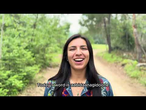 Aabidaanagidoone S He Talks Continually Ojibwe Word Of The Day