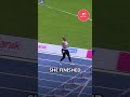Shot Putter runs Hurdles
