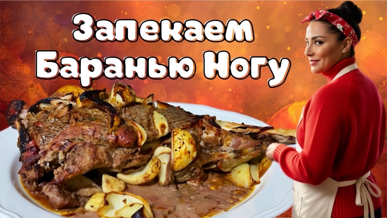 Баранья нога в духовке — простой рецепт, который всегда получается! 