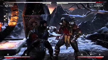 MORTAL KOMBAT X SUB ZERO "CRYOMANCER" COMBO TUTORIAL