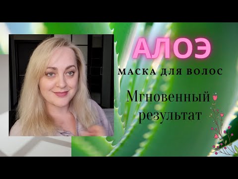 Маска для волос с АЛОЭ \\\\ Маска против выпадения волос // АЛОЭ ДЛЯ ВОЛОС \\\\ Алоэ вера