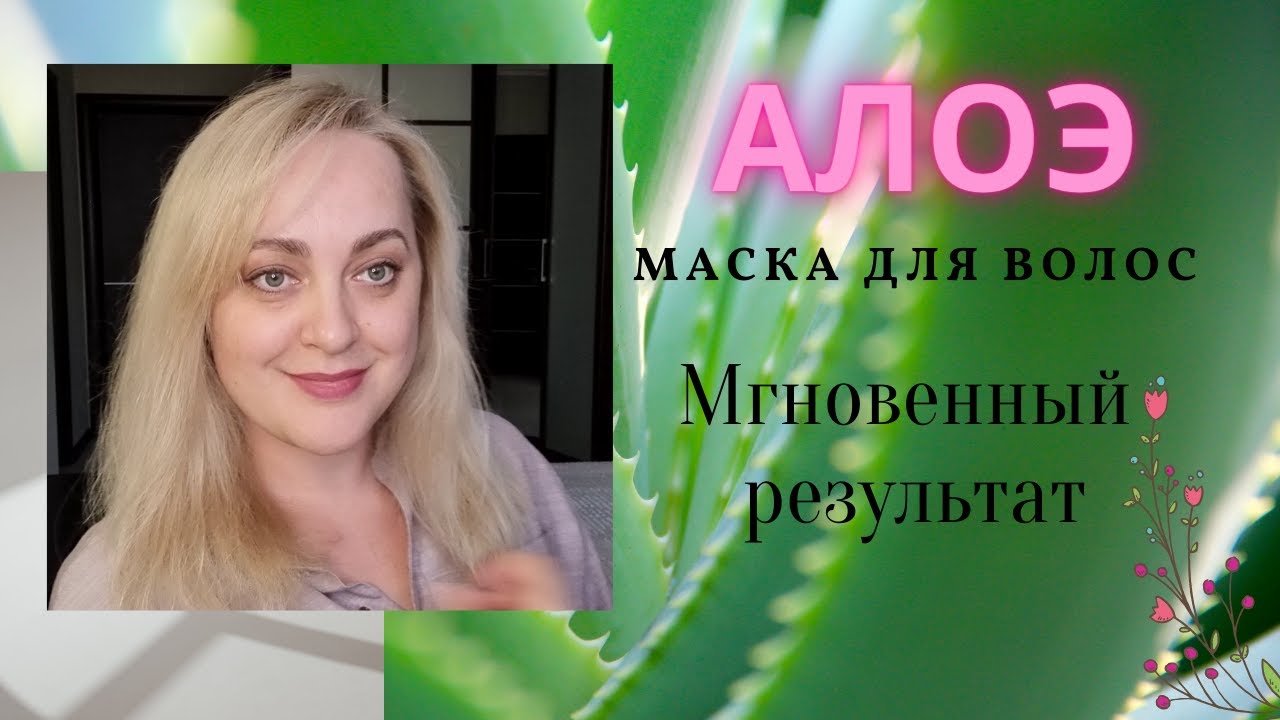 3 домашние маски для волос с алоэ вера