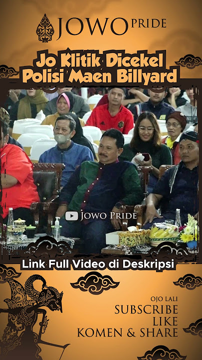 Jo Klitik Biyen Tibake Yo Pernah Dipenjara