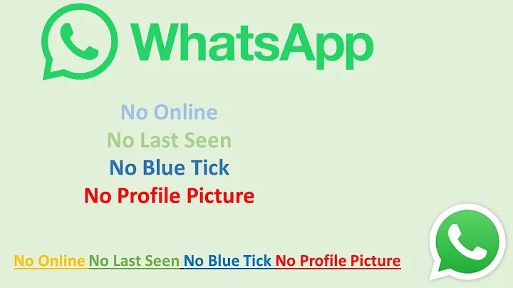 WhatsApp Settings-No Online | No Last Seen | No Blue Tick | No Profile Picture