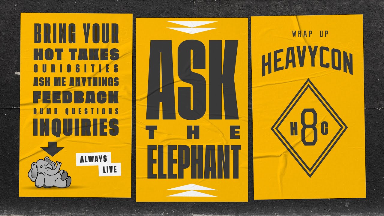 HeavyCon 8 Recap & Ask the Elephant - Q&A w/ Edward of Heavy Cardboard