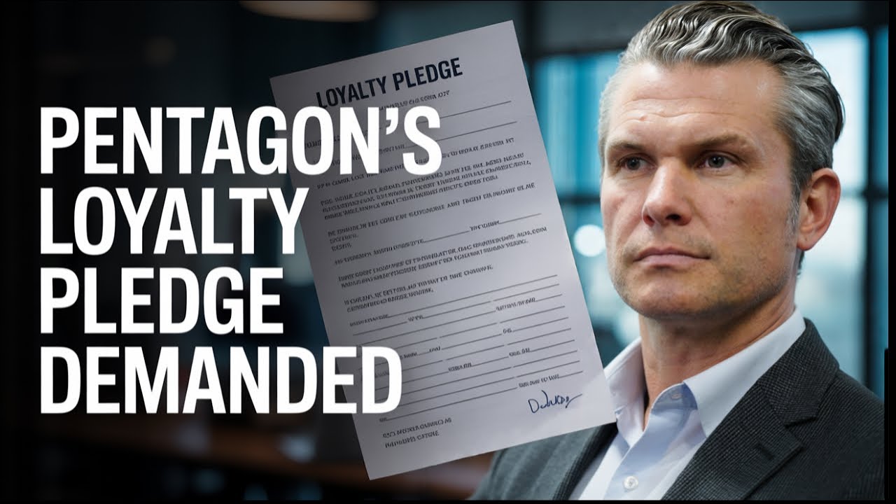 Gd Pledge Media Forced To Sign Pentagon Loyalty Pledge? - YouTube
