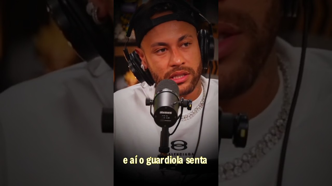 "No episódio de hoje do nosso podcast, recebemos o craque Neymar!