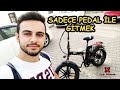 ELEKTRİK KULLANMADAN 7 KM ELEKTRİKLİ BİSİKLET SÜRMEK / ZORLANDIK MI?