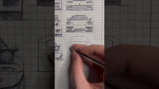 How to draw Mazda rx7