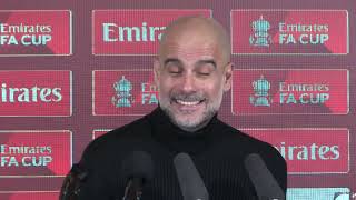 Thumbnail for "He is UNSTOPPABLE!" 💙 | Pep Guardiola FA Cup Press Conference | Newcastle 1-3 Man City