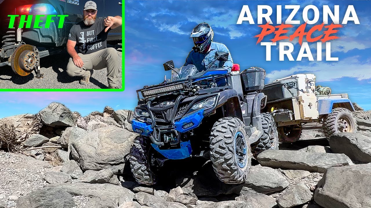 КАТАСТРОФА на Аризонской тропе мира // 750 миль на моем квадроцикле