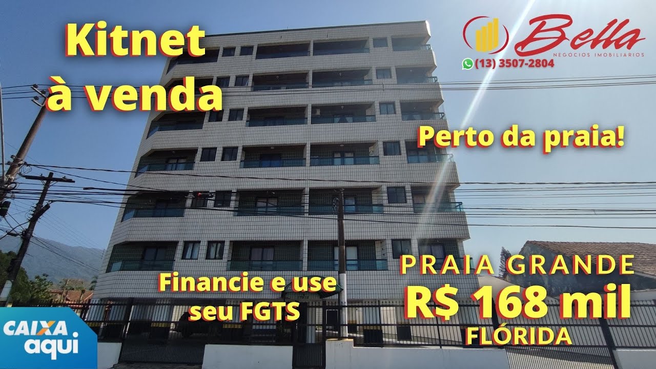 🚫 [VENDIDA] Kitnet à venda em Praia Grande. Perto da praia. - YouTube