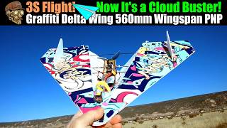 Now It's a Cloud Buster! Graffiti Delta Wing 560mm Wingspan PNP