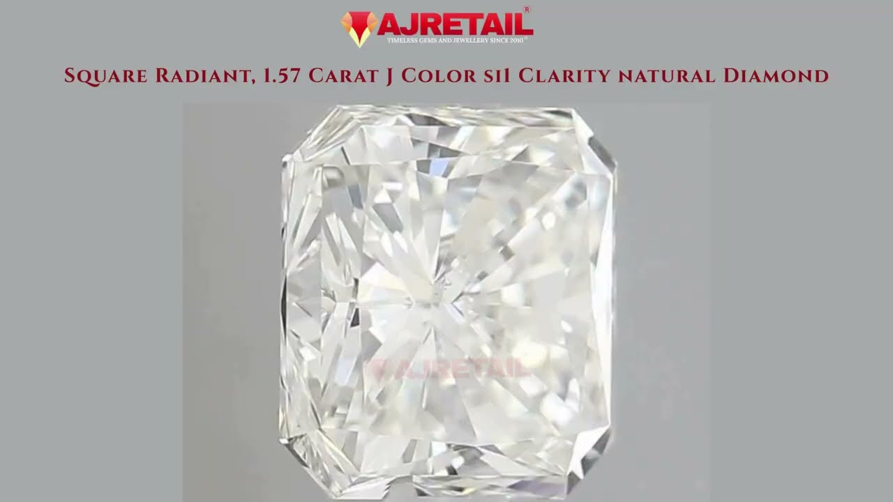 Carat Radiant Cut Vs1 J Color Diamond Carat J Color SI1 Clarity