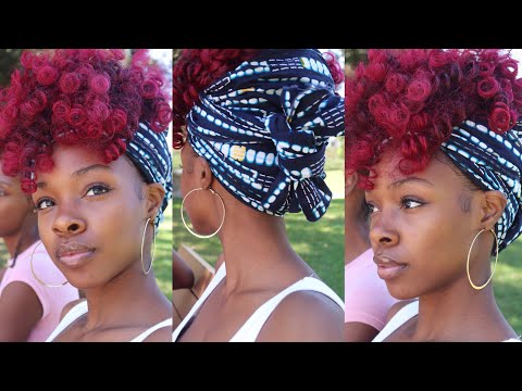 Pineapple Puff Head Wrap Tutorial| Easy + Chic Style