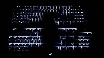 Bad Apple on two keyboards