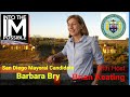 San Diego Mayoral Candidate Barbara Bry discusses her vision for leading the region.