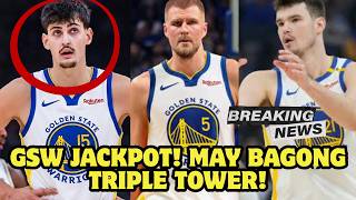 JUST IN: GSW JACKPOT may BAGONG TRIPLE TOWER NA! LUKA DONCIC KUKUNIN si DERECK LIVELY!