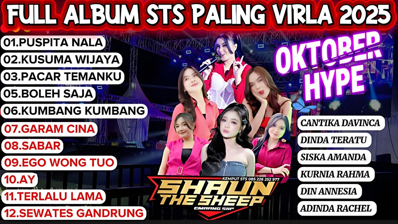 Puspita Nala CANTIK DAVINCA - Garam Cina DIN ANNESIA - Sabar  DINDA TERATU - FULL ALBUM STS 2025 •