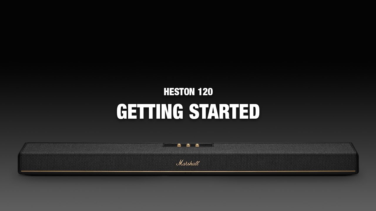 Marshall - 헤스톤 120(Heston 120) TV 연결 및 초기 설정 가이드
