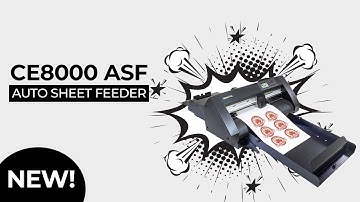 Boost Your Workflow with Graphtec CE8000-ASF: The Newest Automatic Sheet Feeding & Cutting Machine