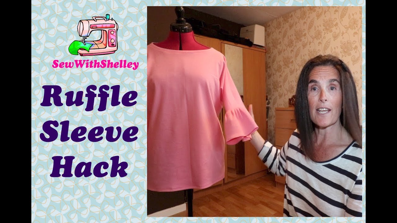 Ruffle Sleeve Hack YouTube