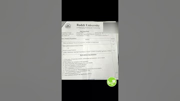 Question Paper Of Engineering Chemistry Of CSE Of Semester-|| Of Baddi University.#Shorts